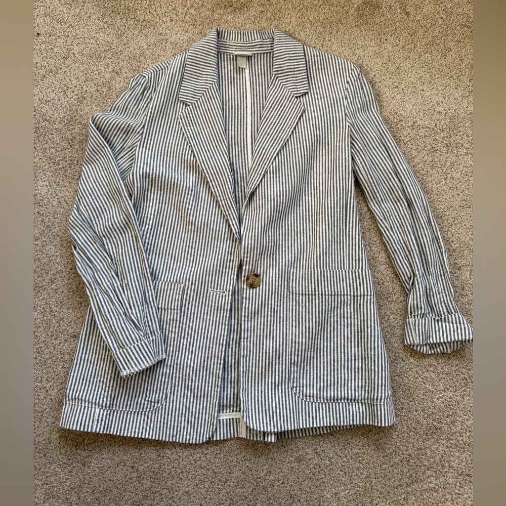 Striped summer Blazer Jacket